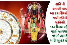 શનિ ની અવળી ચાલ,આ 3 રાશિઓની વધી રહી છે મુશ્કેલી,142 દિવસ રહેવું પડશે સાવધાન,જાણો તમારી રાશિ શુ કહે છે….