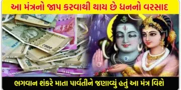 આ મંત્રનો જાપ કરવાથી થાય છે ધન નો વરસાદ,ભગવાન શંકરે માતા પાર્વતી ને જણાવ્યું હતું આ મંત્ર વિશે..
